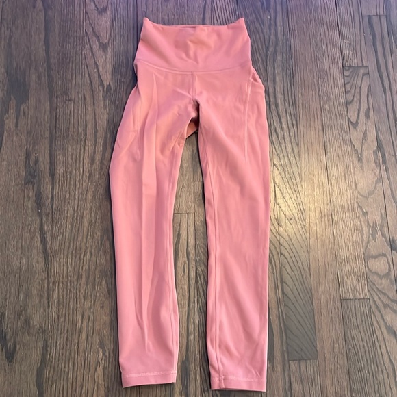 lululemon athletica Pants - light pink size 0 lululemon leggings